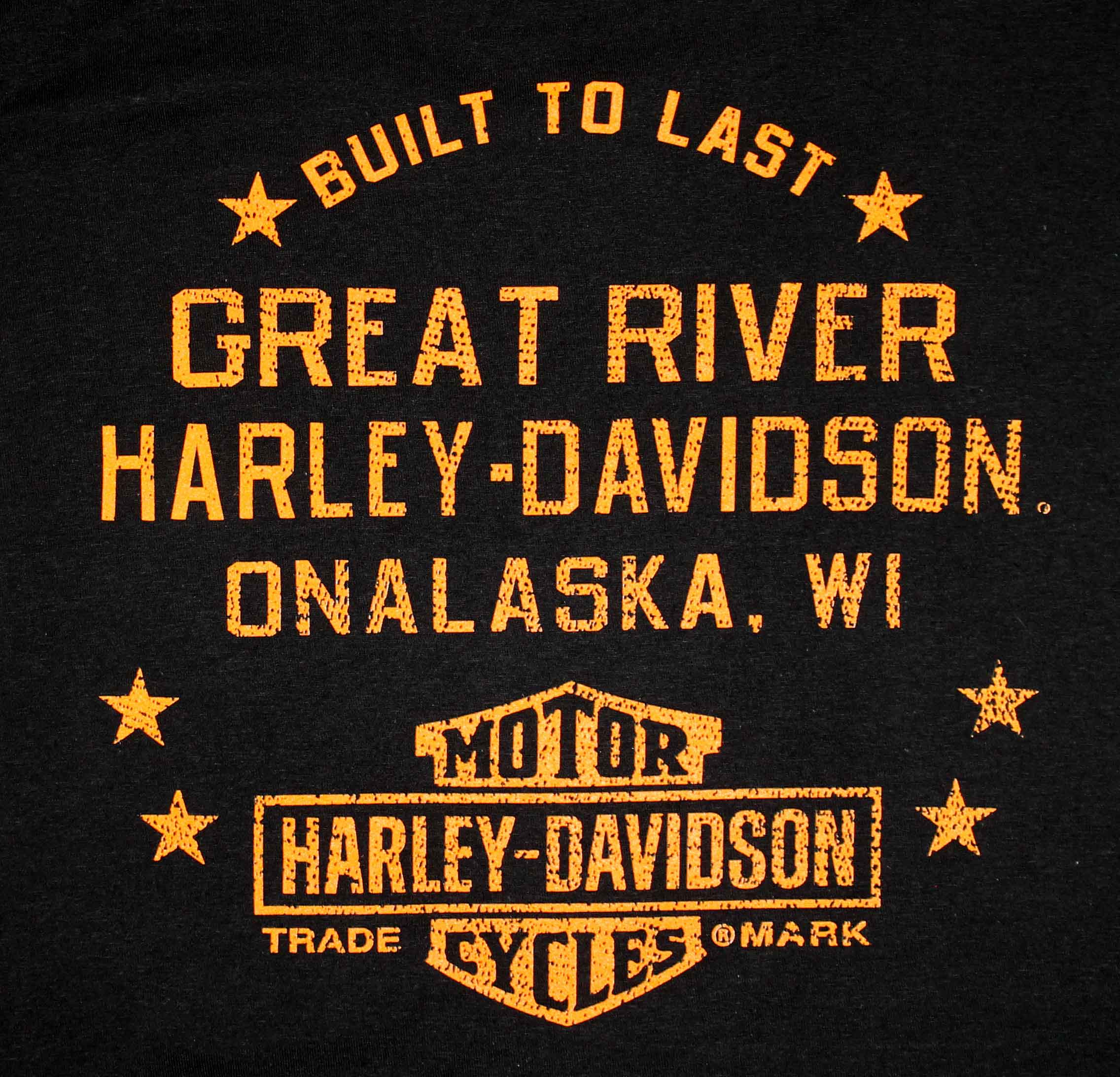 Great River Harley-Davidson Shirt Back