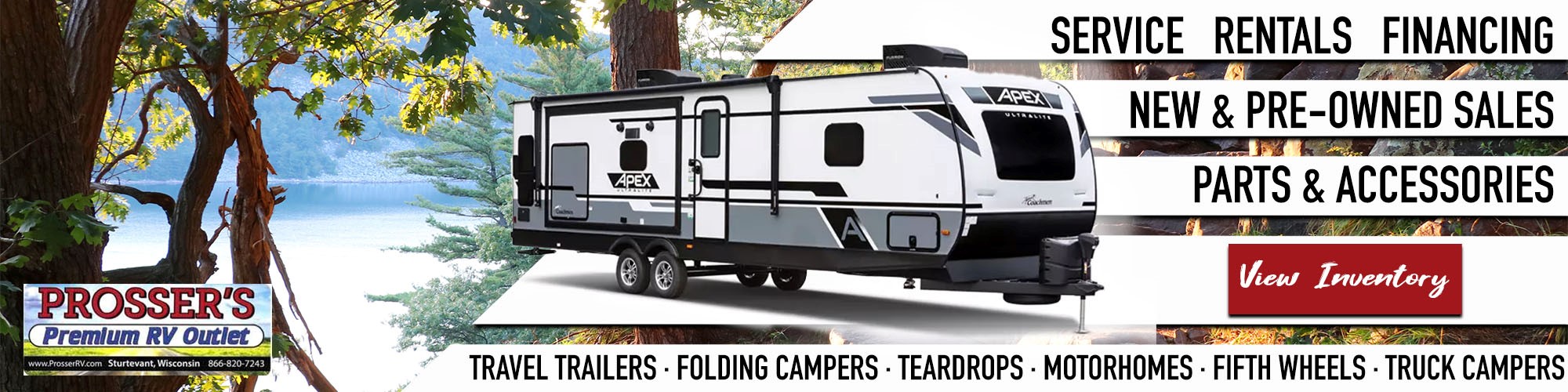 RV Camper Dealers in Wisconsin Prosser's Premium RV Outlet
