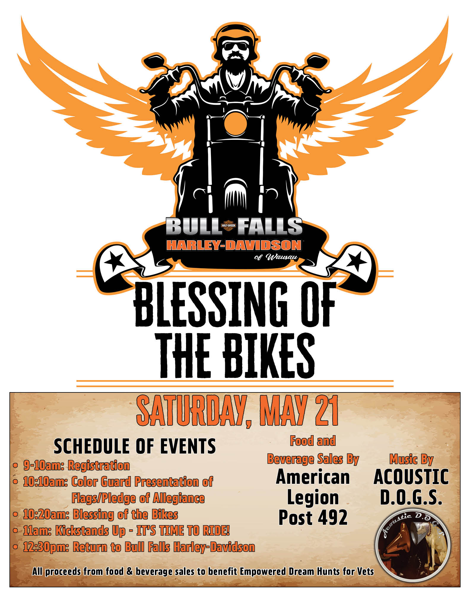 Blessing of the Bikes Bull Falls HarleyDavidson