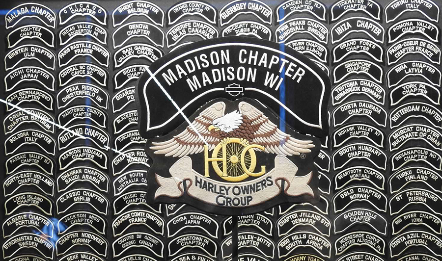 Milwaukee Chapter #1 Harley Owners Group With Leather H.o.g Patch