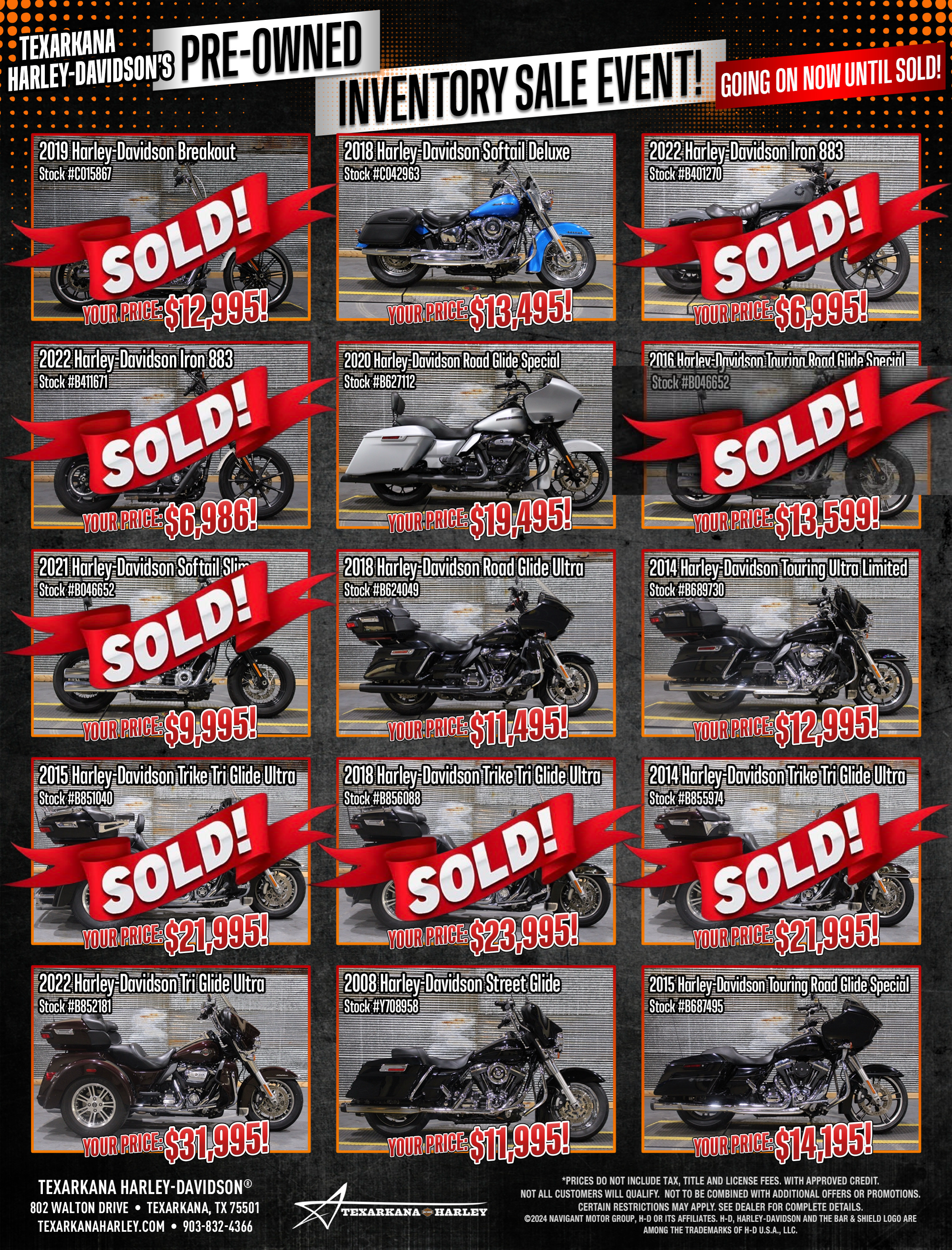 Motorcycle Pre-Owned Harley