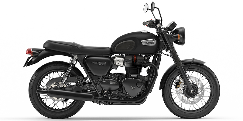 Bonneville T100 Black at Eurosport Cycle