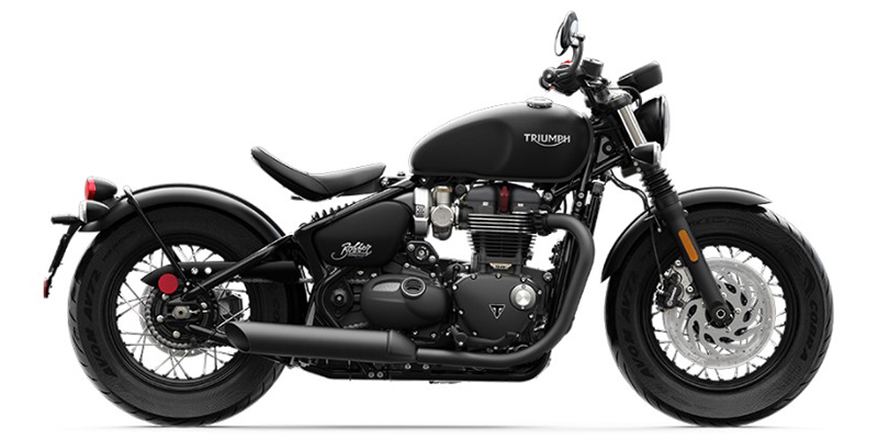 Bonneville Bobber Black at Eurosport Cycle