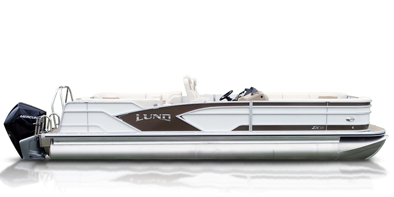 2020 Lund ZX 250 Pontoon Boat Walk Thru Dual Seat at Pharo Marine, Waunakee, WI 53597