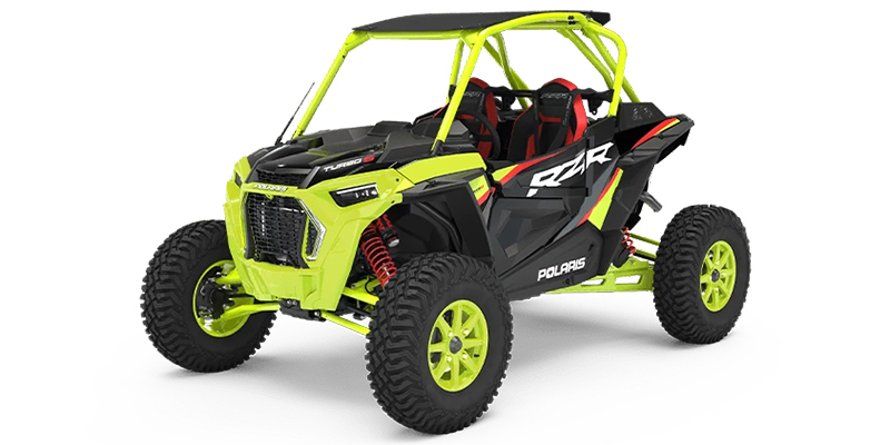 RZR® Turbo S Lifted Lime LE at Fort Fremont Marine