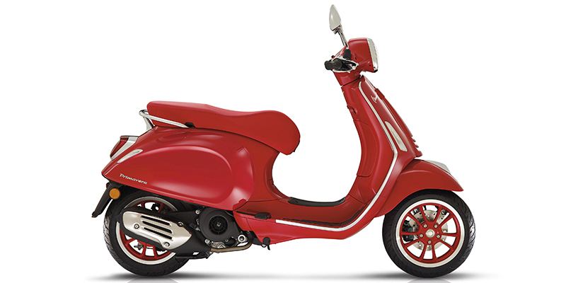 2021 Vespa Primavera 50 Red at Sloans Motorcycle ATV, Murfreesboro, TN, 37129