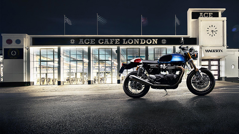 2022 Triumph Thruxton RS Ton Up at Eurosport Cycle