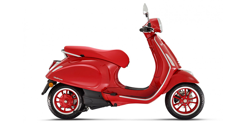 2022 Vespa Elettrica 45 MPH Red at Powersports St. Augustine