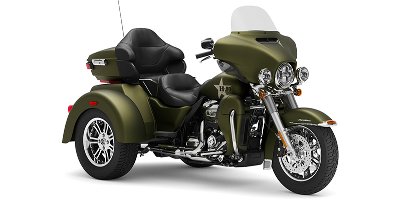 2022 Harley-Davidson Trike Tri Glide® Ultra (G.I. Enthusiast Collection) at Vandervest Harley-Davidson, Green Bay, WI 54303
