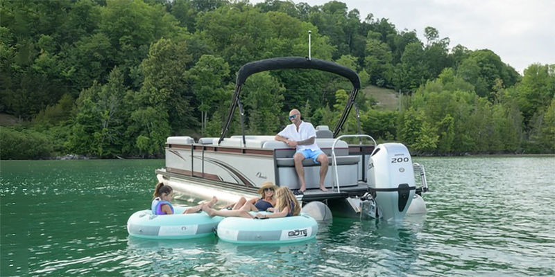 2024 Qwest Pontoons E-Class Lanai E18 LTZ at Shift Digital - Website Access - Metric