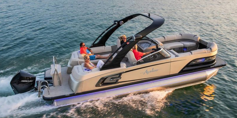 2025 Avalon Excalibur - 25 FT Quad Lounge Windshield at Shift Digital - Website Access - Metric