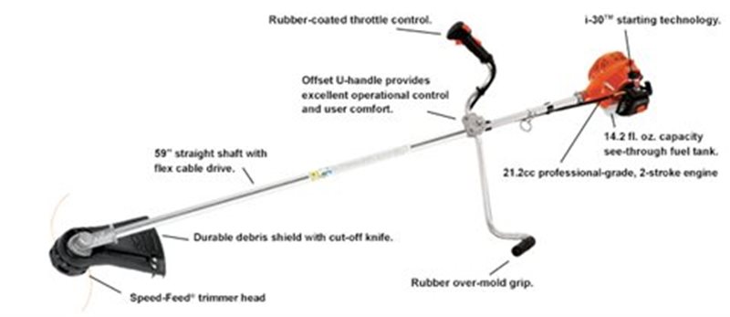 2020 ECHO Brushcutters SRM-225U at Wise Honda