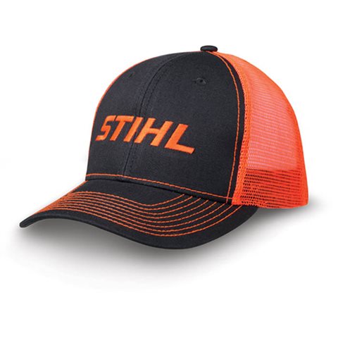 2021 STIHL Caps Neon Orange Mesh Back Cap at Patriot Golf Carts & Powersports