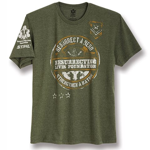 STIHL Mountain Tri-Blend T-Shirt at Patriot Golf Carts & Powersports