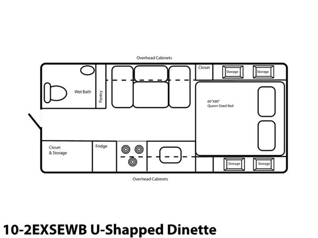 2020 Northern Lite Special Edition 10-2EXSEWB U-Shape Dinette at Prosser's Premium RV Outlet