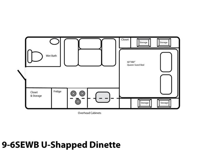 2020 Northern Lite Special Edition 9-6SEWB U-Shape Dinette at Prosser's Premium RV Outlet