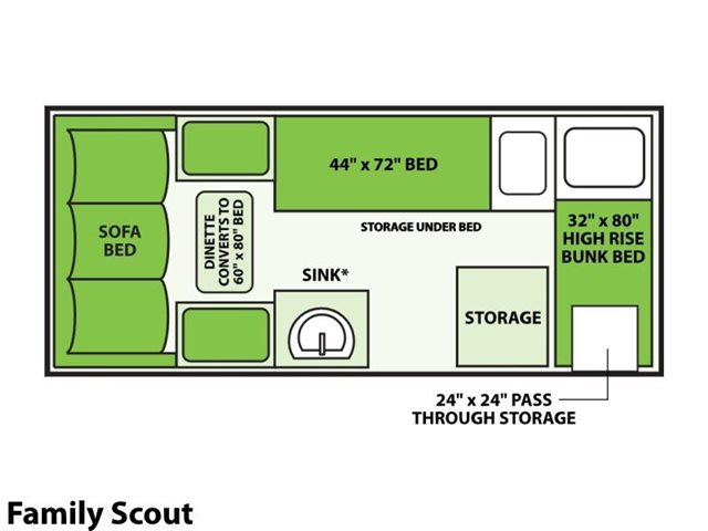 2020 Aliner Family Scout at Prosser's Premium RV Outlet