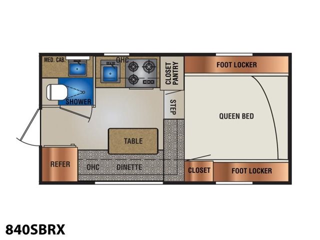 840SBRX at Prosser's Premium RV Outlet