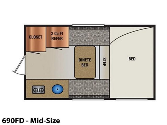 2021 Travel Lite Superlite 690FD - Mid-Size at Prosser's Premium RV Outlet