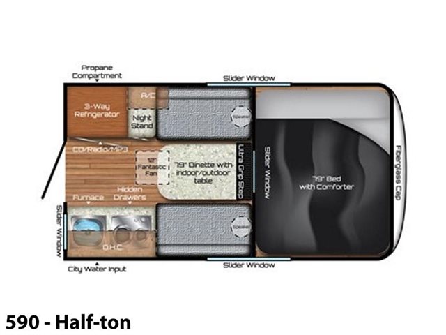 590 - Half-ton at Prosser's Premium RV Outlet