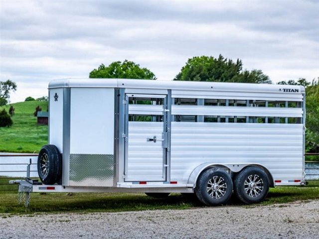 2022 Titan Trailer Aluminum Bumper Hitch Livestock 14 at Wise Honda