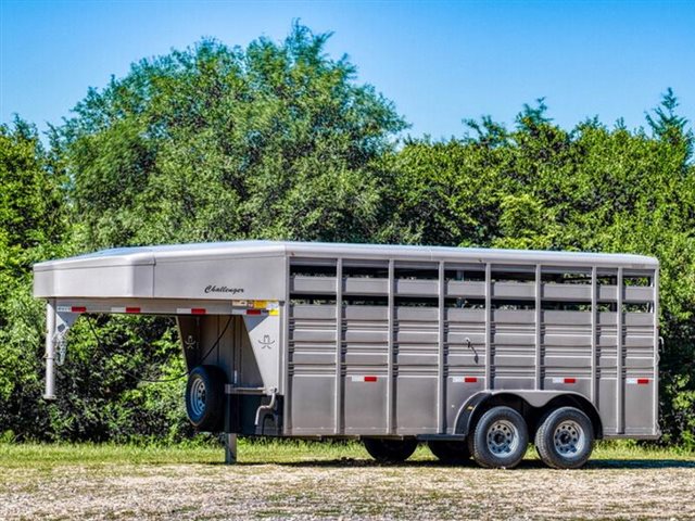2022 Titan Trailer Challenger Gooseneck Livestock 16 at Wise Honda