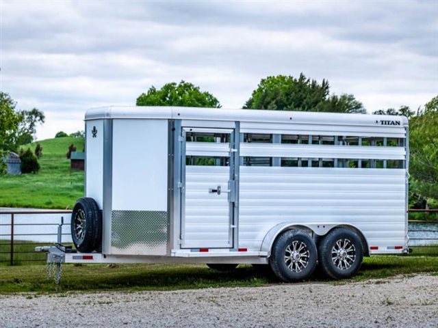 2021 Titan Trailer Aluminum Bumper Hitch Livestock 14 at Wise Honda