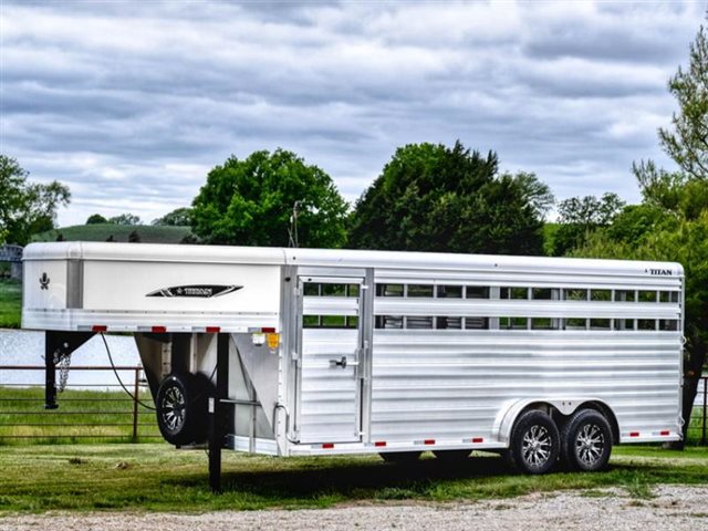 2021 Titan Trailer Aluminum Gooseneck Livestock 24 at Wise Honda