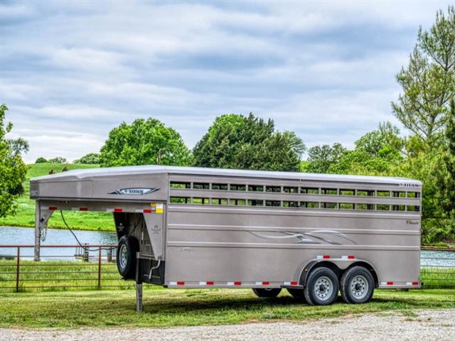 2021 Titan Trailer Classic Gooseneck Livestock 10 at Wise Honda