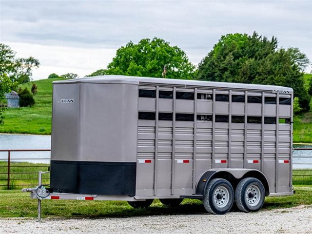 2021 Titan Trailer Standard Bumper Hitch Livestock 10 at Wise Honda