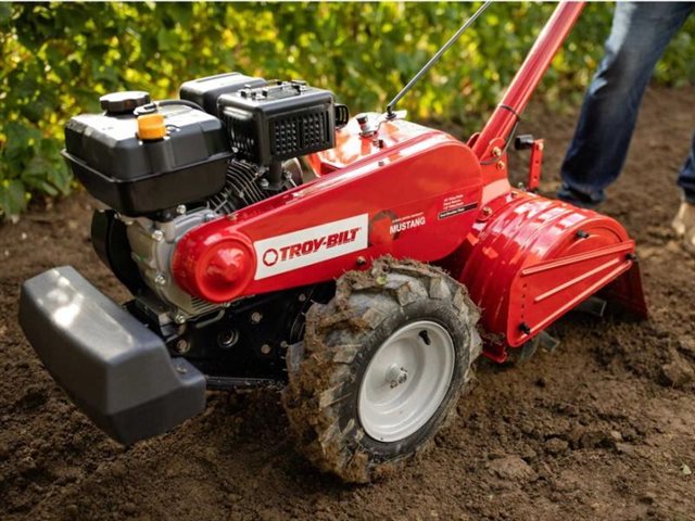 2022 Troy-Bilt Garden Tiller Mustang Dual-Direction at McKinney Outdoor Superstore