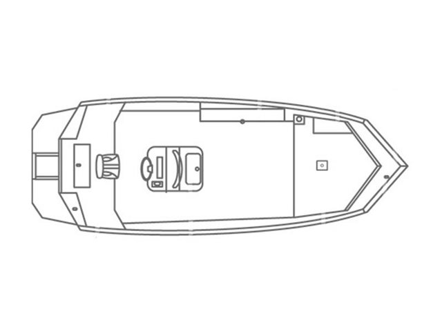 2023 Excel Boats Step Deck F4 1854 F4 Rear Deck at Sunrise Marine Center