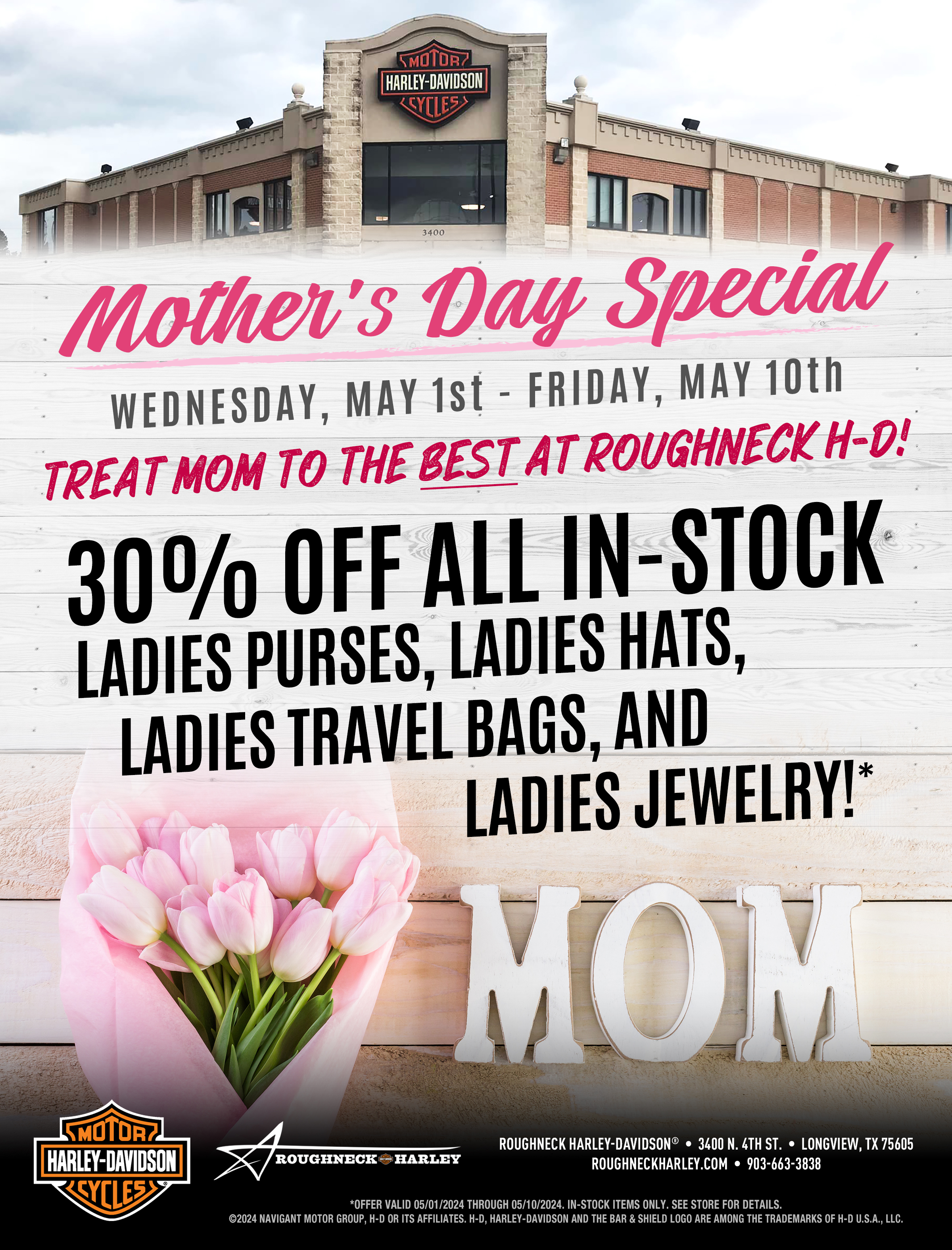 Mother's Day Sale Harley-Davidson Accessories