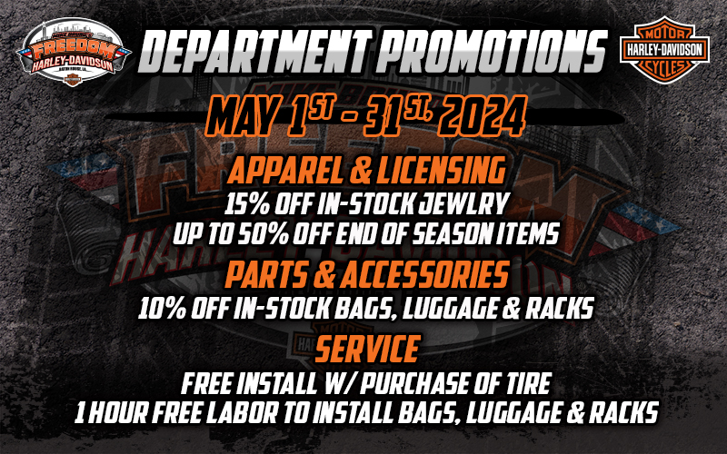 Department Promotions Disclaimer