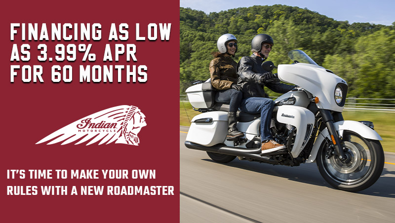 Indian's Low Financing Offer at Sloans Motorcycle ATV, Murfreesboro, TN, 37129