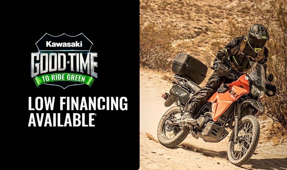 KAWASAKI - GOOD TIME TO RIDE GREEN at Head Indian Motorcycle