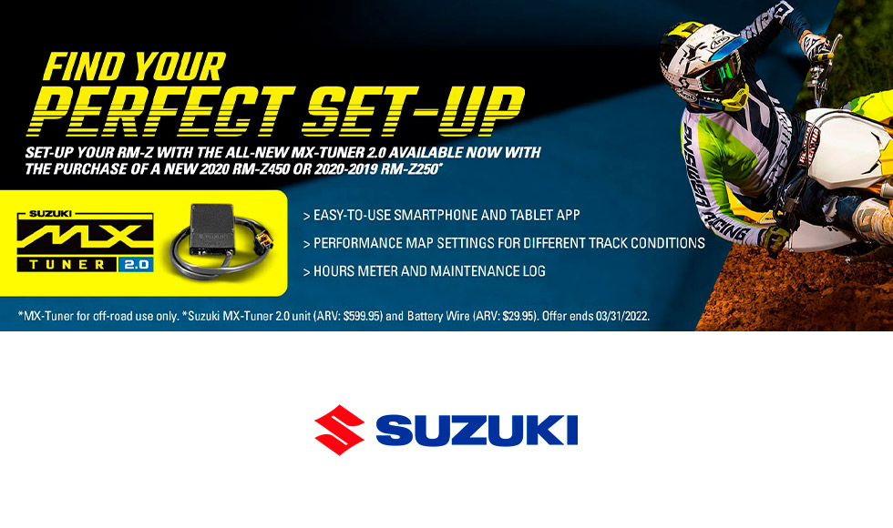 Suzuki - FIND YOUR PERFECT SET-UP at Brenny's Motorcycle Clinic, Bettendorf, IA 52722