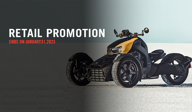 CAN AM ON ROAD -  RETAIL PROMOTIONS at Midland Powersports