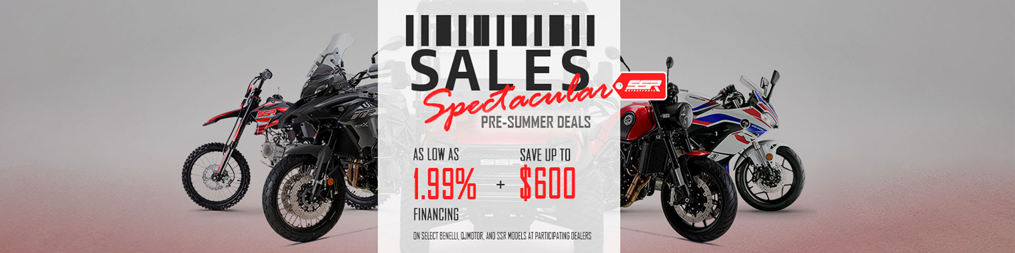 SSR Motorsports - Current Offers at Thornton's Motorcycle - Versailles, IN
