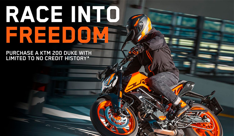 KTM - RACE INTO FREEDOM at Ride Center USA