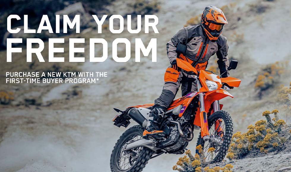 KTM - CLAIM YOUR FREEDOM at Stahlman Powersports