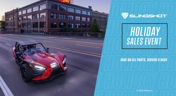 Slingshot PG&A Holiday Sales Event at Sun Sports Cycle & Watercraft, Inc.