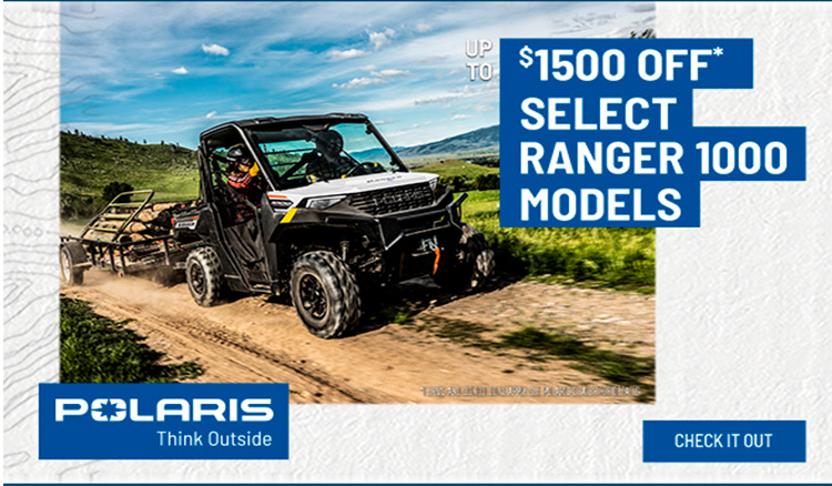 Polaris - Ranger Offer at Brenny's Motorcycle Clinic, Bettendorf, IA 52722