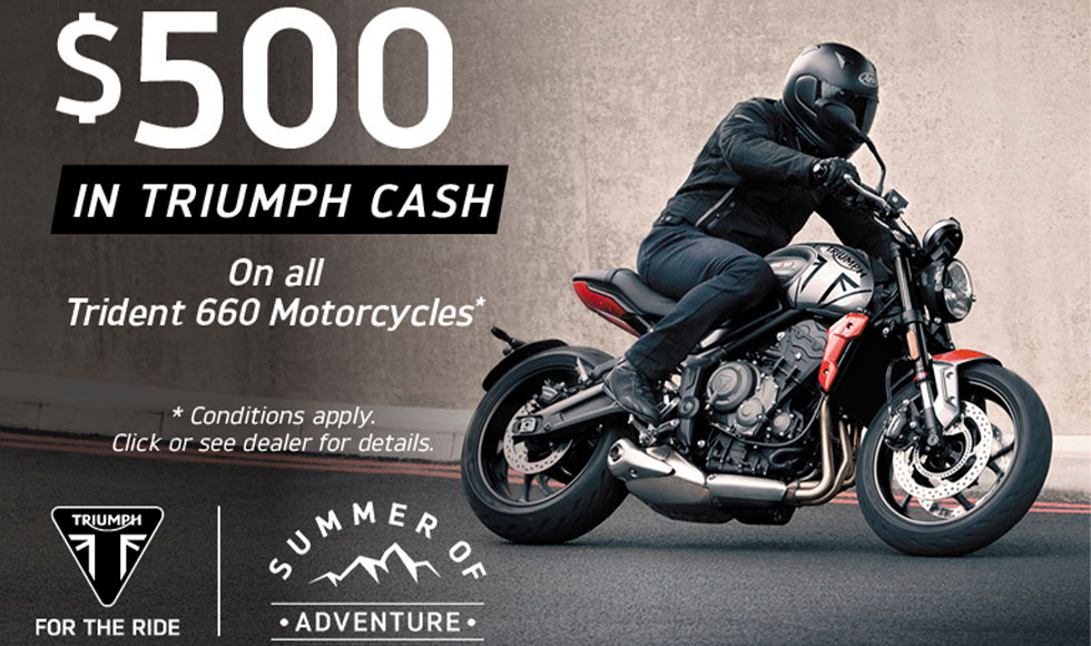 Triumph - SUMMER OF ADVENTURE 1 at Sloans Motorcycle ATV, Murfreesboro, TN, 37129