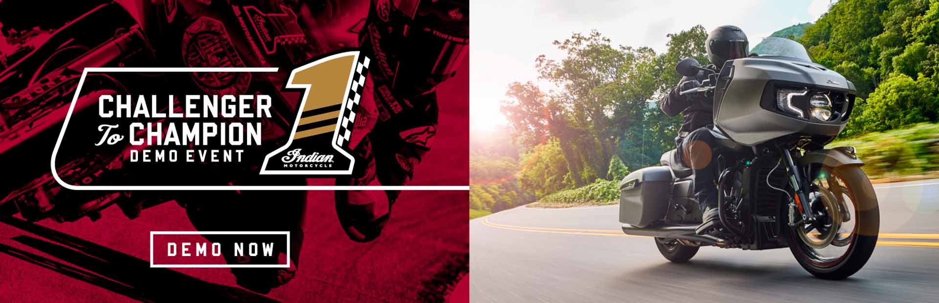 Indian Motorcycle - Challenger to Champion at Sloans Motorcycle ATV, Murfreesboro, TN, 37129