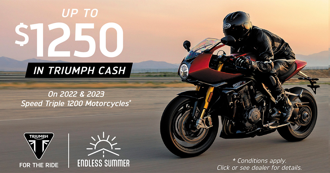 Triumph US - Endless Summer SpeedTriple at Eurosport Cycle