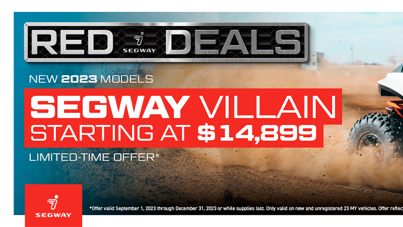 Segway US - Red Deals Villain at Motor Sports of Willmar