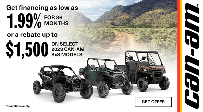 Can am Off Road US - Retail Promotion at Power World Sports, Granby, CO 80446