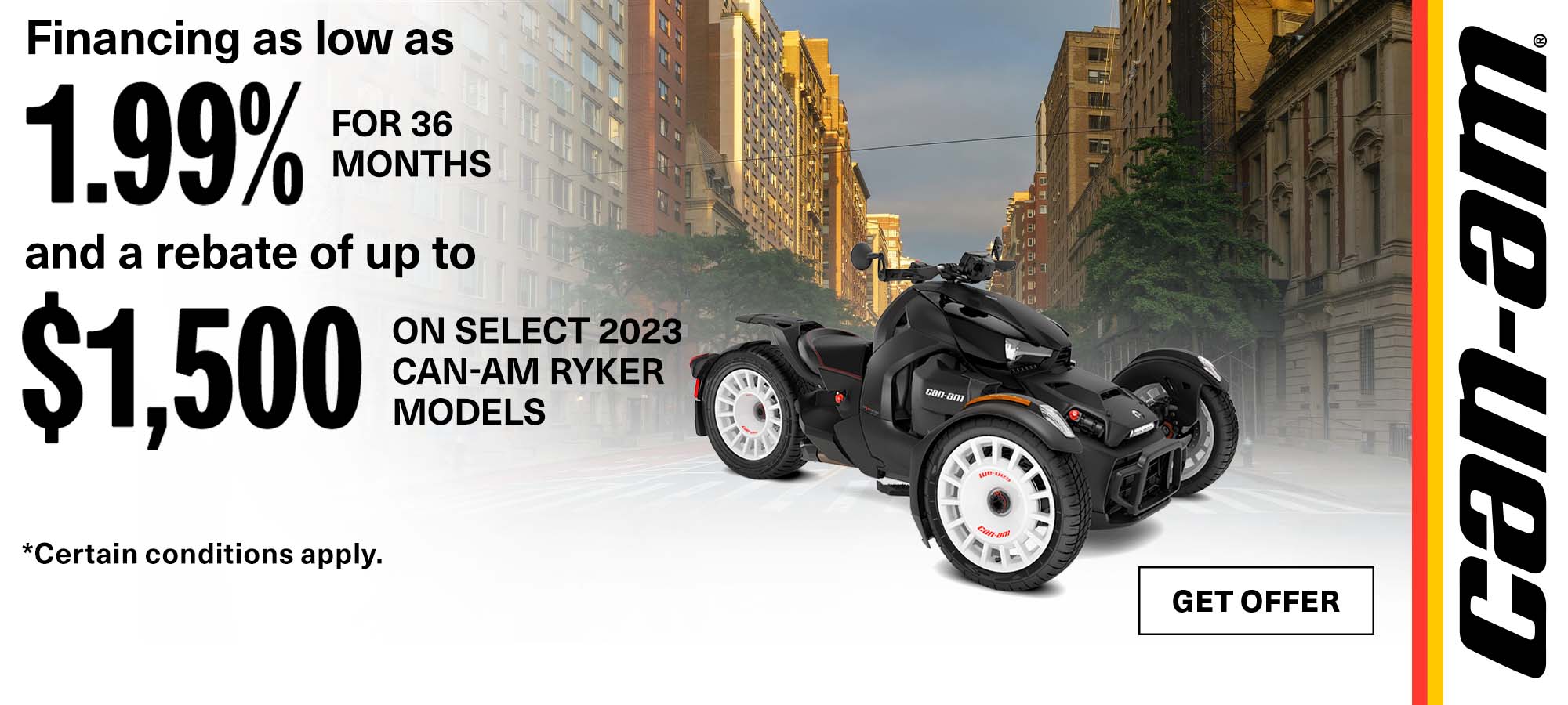 CAN AM ON ROAD - 2023 Ryker models at Jacksonville Powersports, Jacksonville, FL 32225