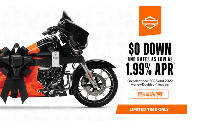 Harley-Davidson® US - 1.99% Sales Offer 202320 at Cannonball Harley-Davidson